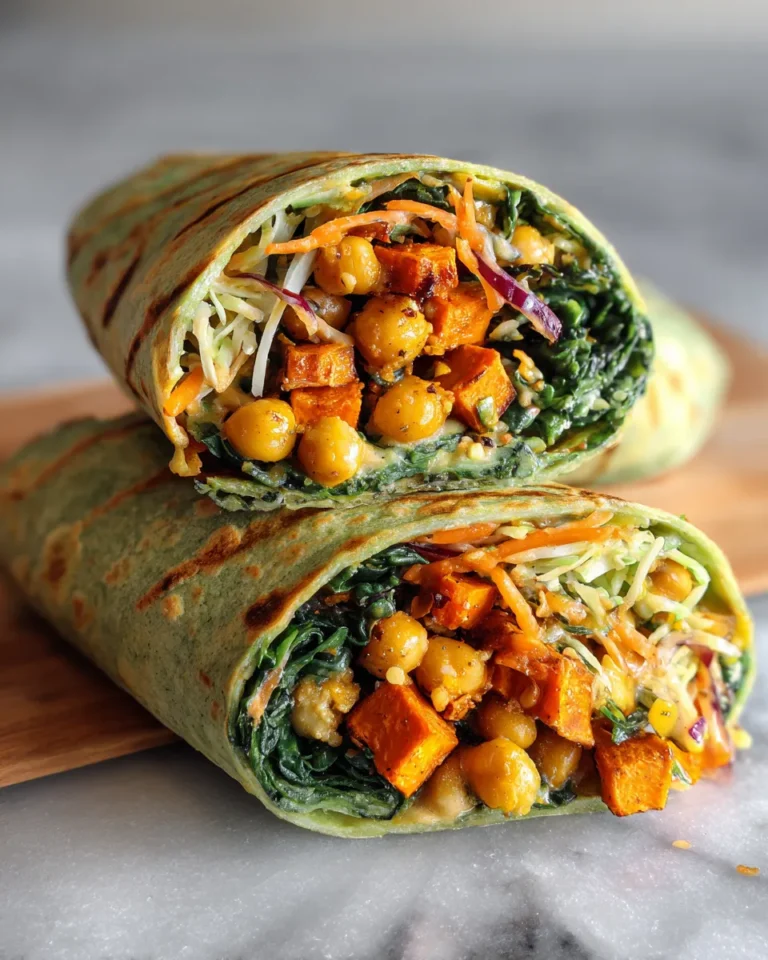Photo of featured for Deliciously Sweet Honey Roasted Carrot and Chickpea Wraps