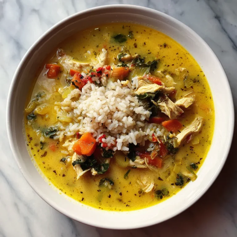 Photo of featured for Power Up Your Immune System with this Zesty Lemon Ginger Turmeric Chicken and Rice Soup