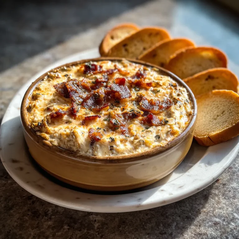 Photo of featured for Indulgent Maple Bourbon Bacon Cheddar Dip: A Flavor Explosion
