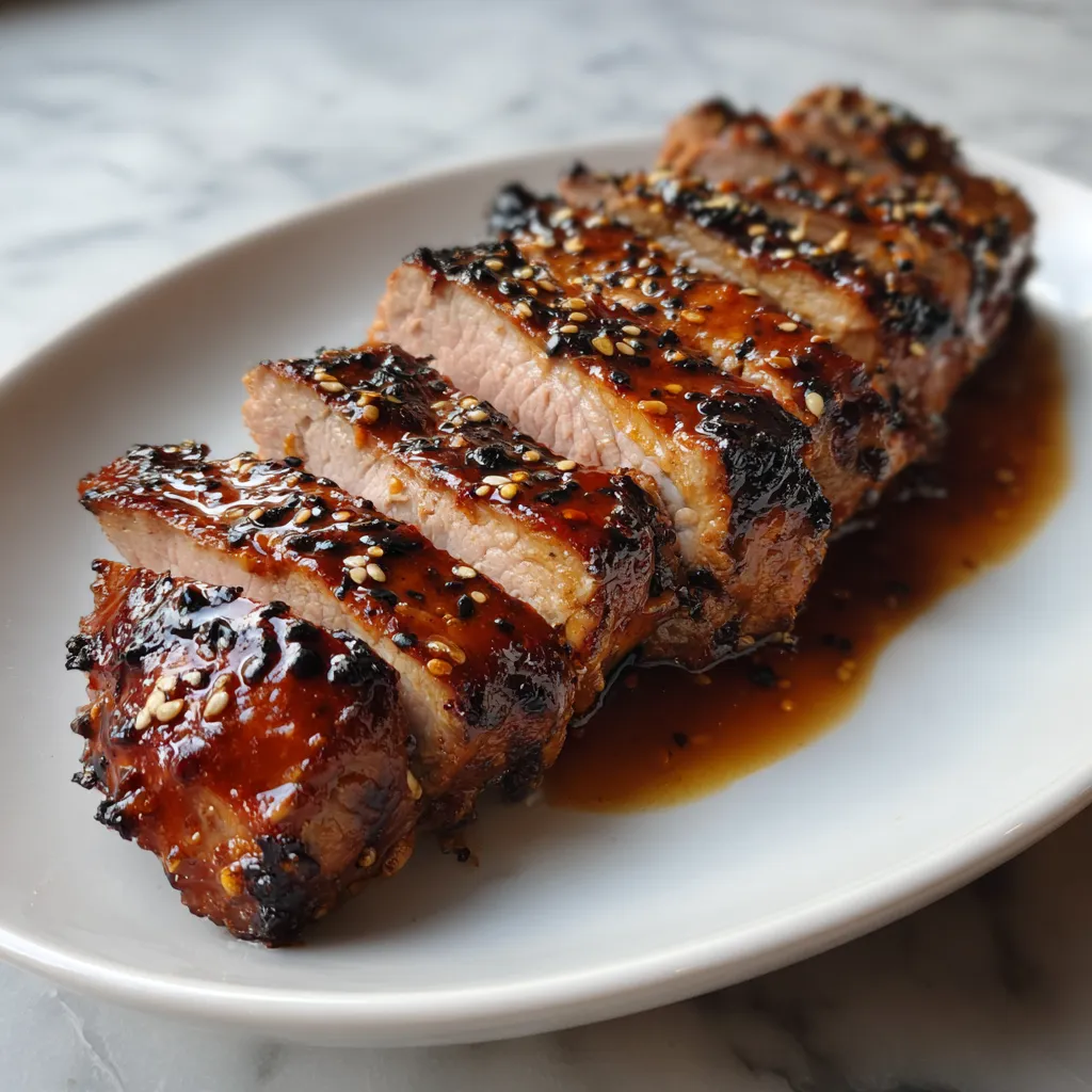Photo of featured for Irresistible Maple Dijon Glazed Pork Tenderloin: A Mouthwatering Delight