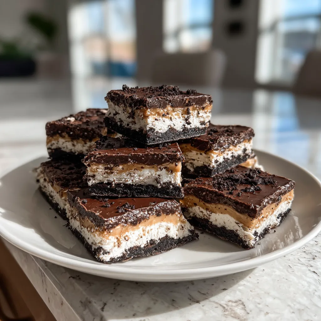 Photo of featured for Indulgent No-Bake Oreo Peanut Butter Bars: Heavenly and Easy Treats