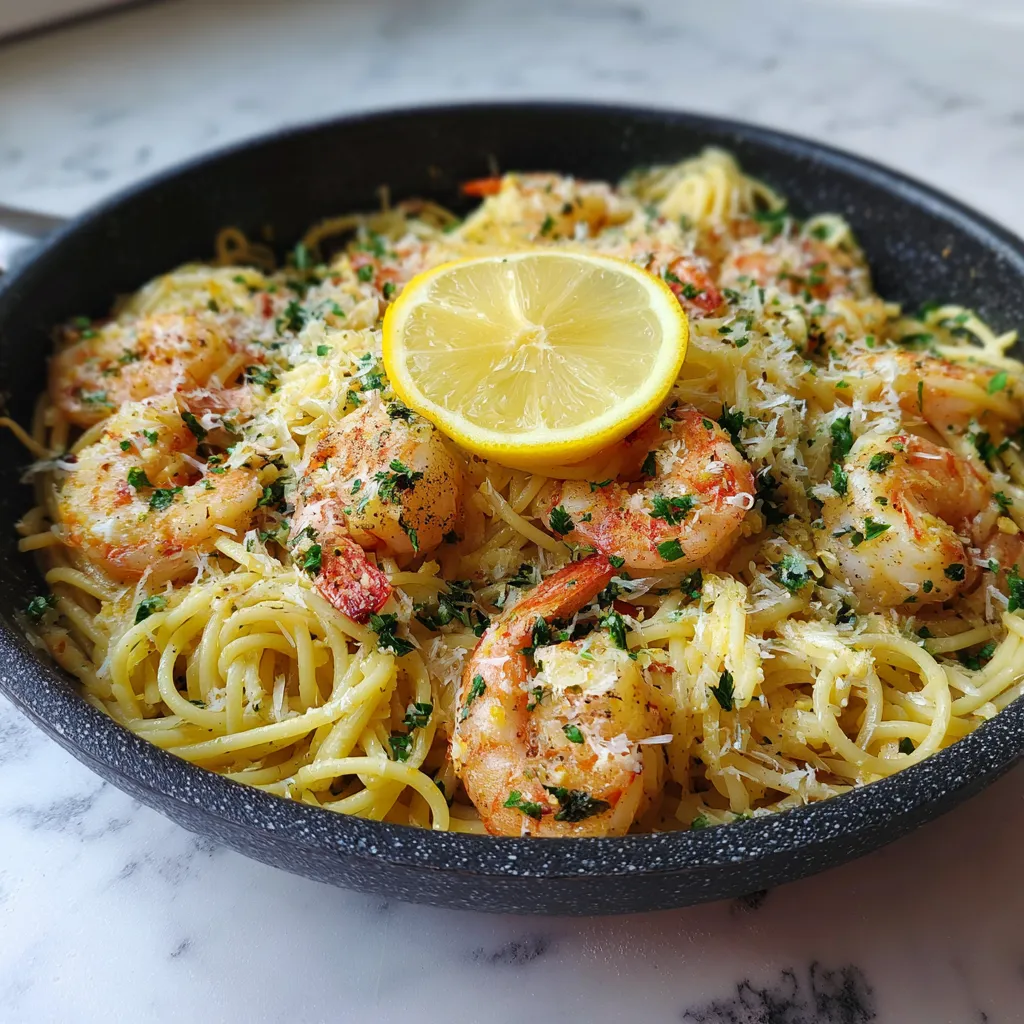 Photo of featured for One Pan Shrimp Scampi: Effortless Elegance in a Skillet