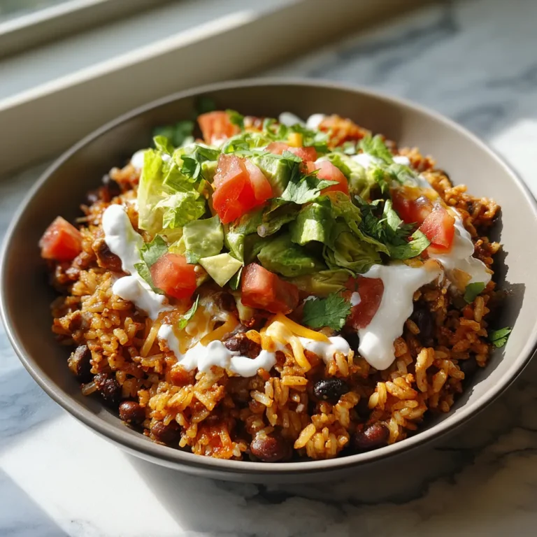 Photo of featured for One-Pan Taco Rice: Flavorful Fiesta with Black Beans