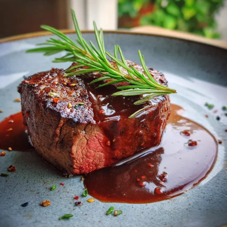 Photo of featured for Bold Red Wine Sauce Oven Filet: A Decadent Delight