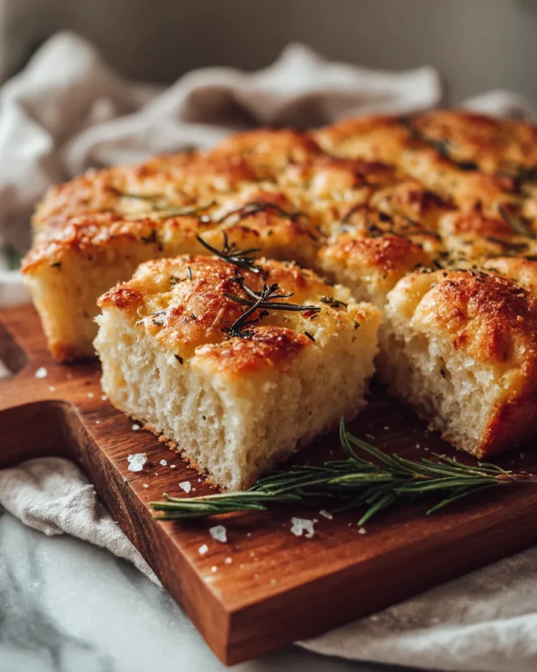 Photo of featured for Savory Parmesan Focaccia Bread: A Cheesy Delight