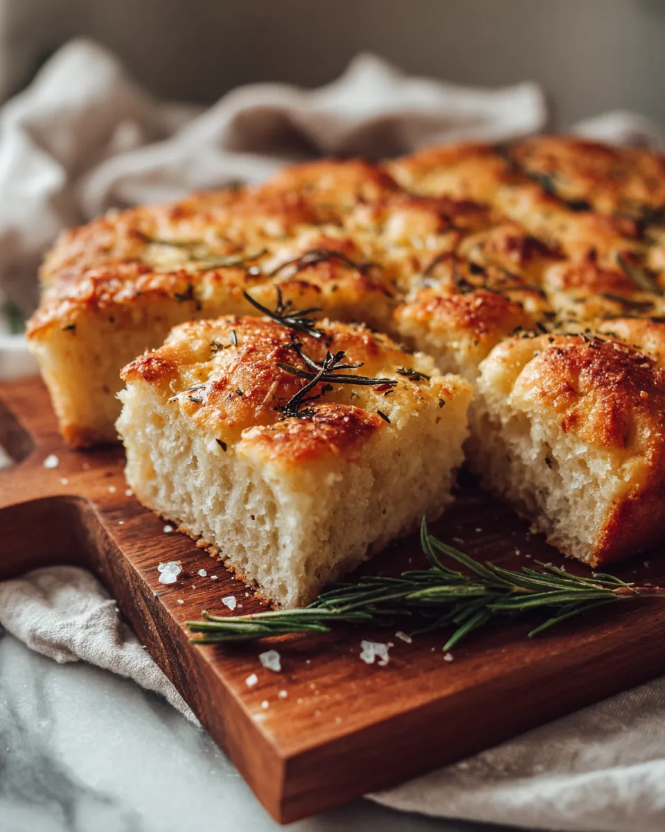 Photo of featured for Savory Parmesan Focaccia Bread: A Cheesy Delight