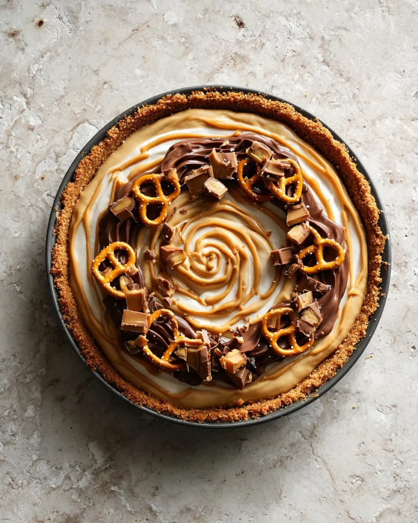 Photo of featured for Irresistible Peanut Butter Pretzel Pie: A Salty-Sweet Sensation