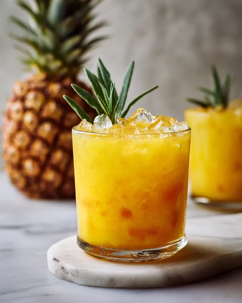 Photo of featured for Irresistible Pineapple Mango Rum Punch Recipe for Tropical Bliss