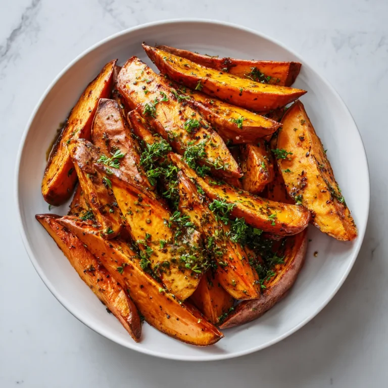 Photo of featured for Savory Ranch Roasted Sweet Potato Wedges: A Flavor Explosion