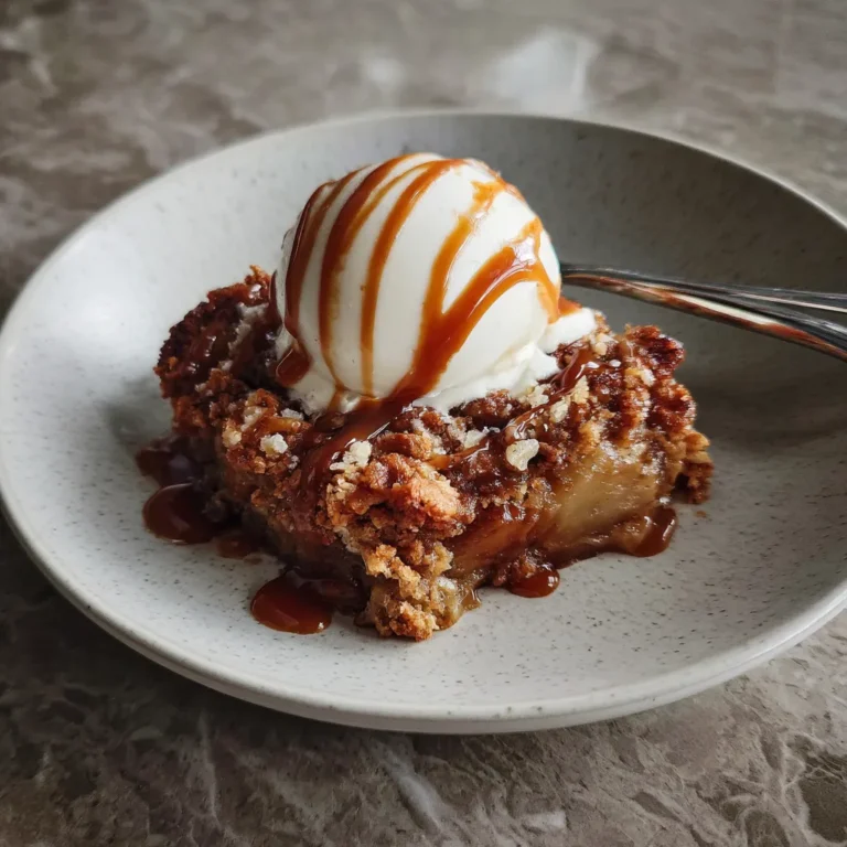 Photo of featured for Indulgent Salted Caramel Apple Dump Cake: A Decadent Delight