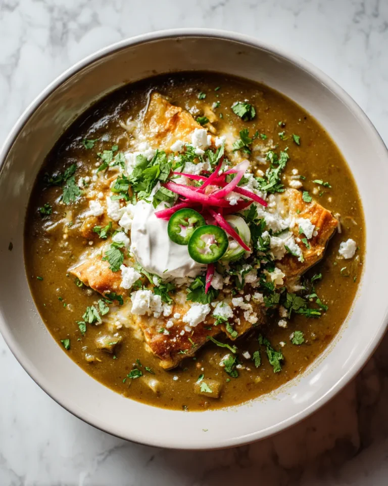 Photo of featured for Fiery and Flavorful Spicy Green Chile Enchilada Soup