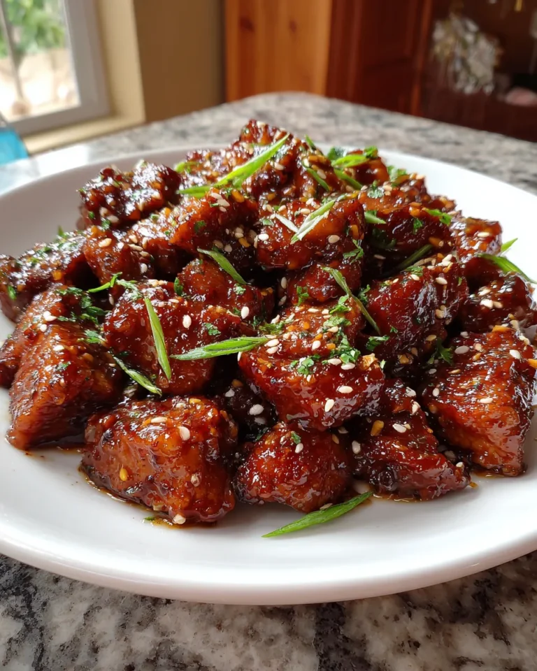 Photo of featured for Spicy Sweet Chili Garlic Pork Bites: Irresistibly Addictive Flavor