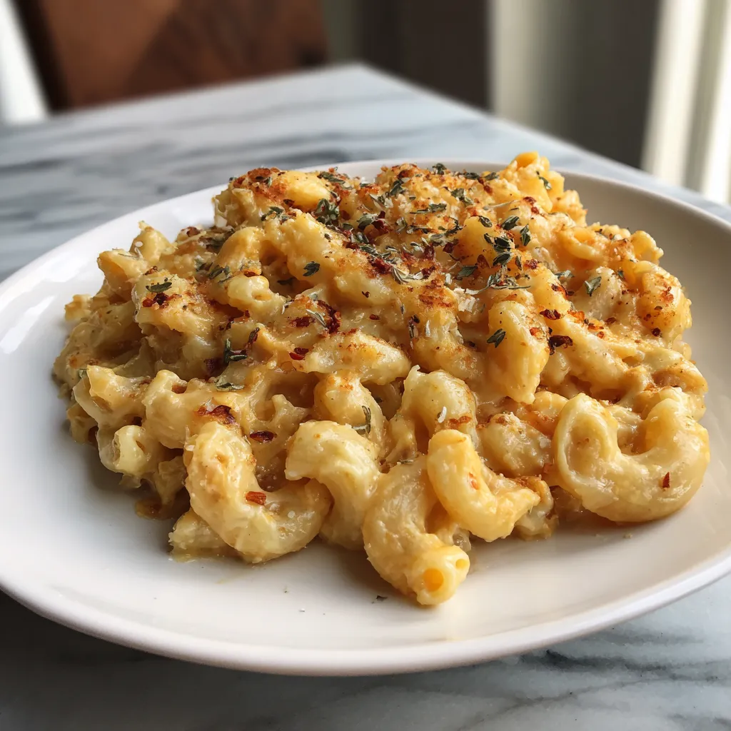 Photo of featured for Indulgent Sweet Potato Mac and Cheese: A Cheesy Delight