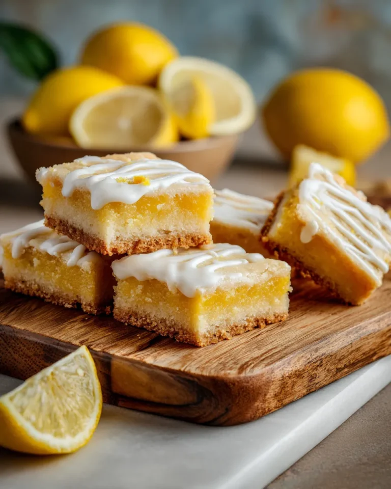 Photo of featured for Zesty Lemon White Chocolate Cookie Bars: Indulge in Citrus Bliss