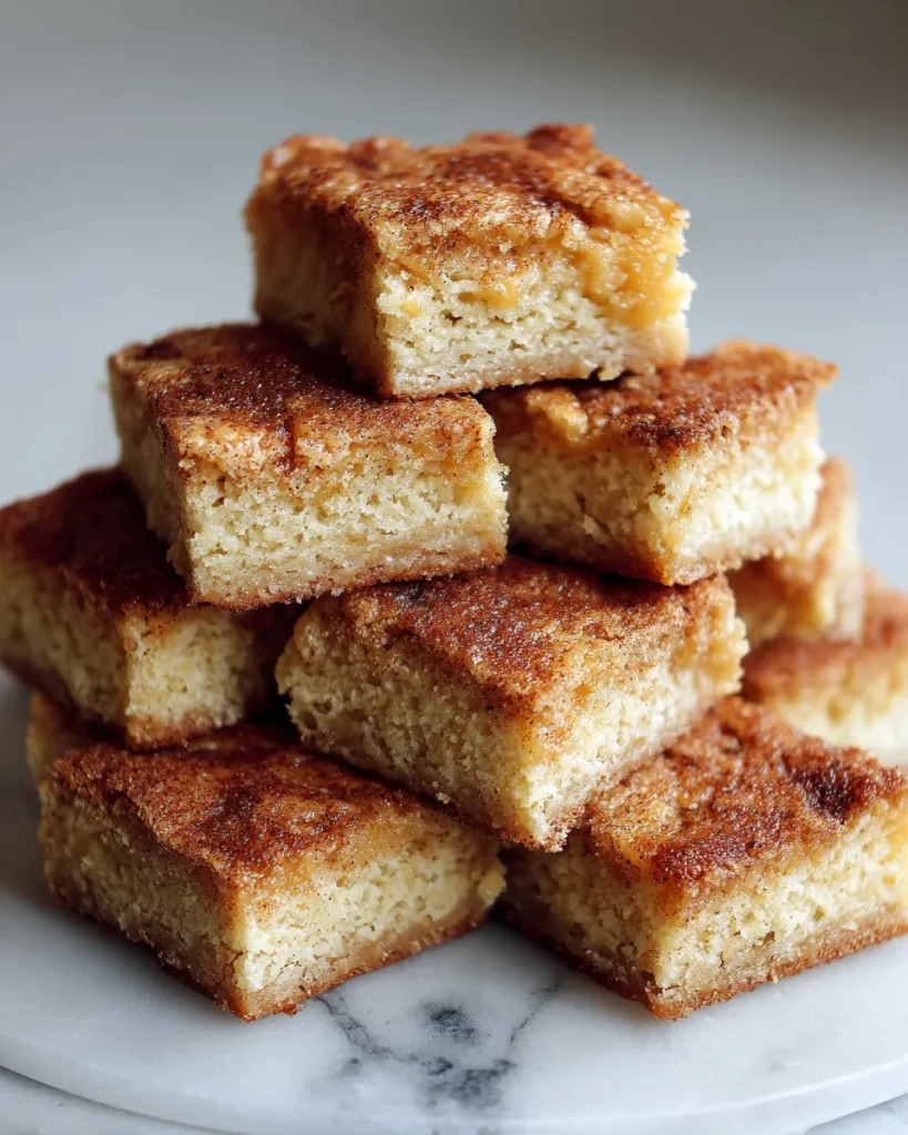 Photo of featured for Indulgent Brown Butter Maple Snickerdoodle Bars: A Decadent Delight