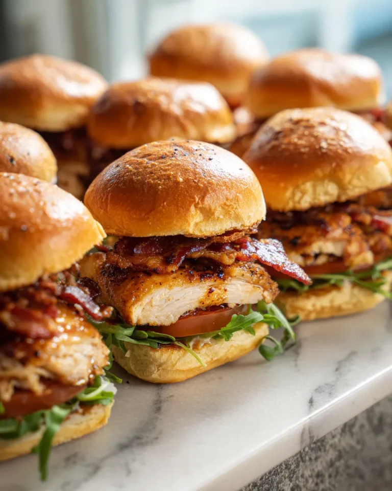 Photo of featured for Irresistible Brown Sugar Bacon Turkey Sliders