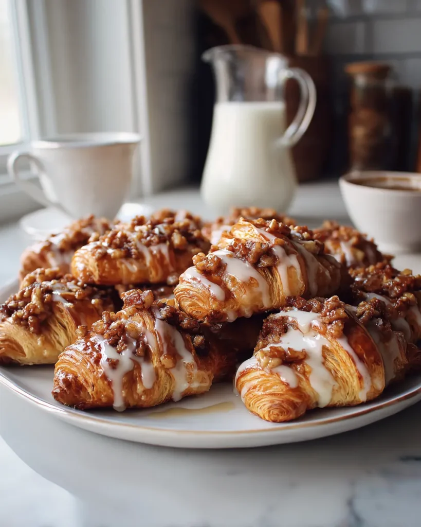 Photo of featured for Decadent Caramel Apple Brie Croissant Bites: A Bite-Sized Delight