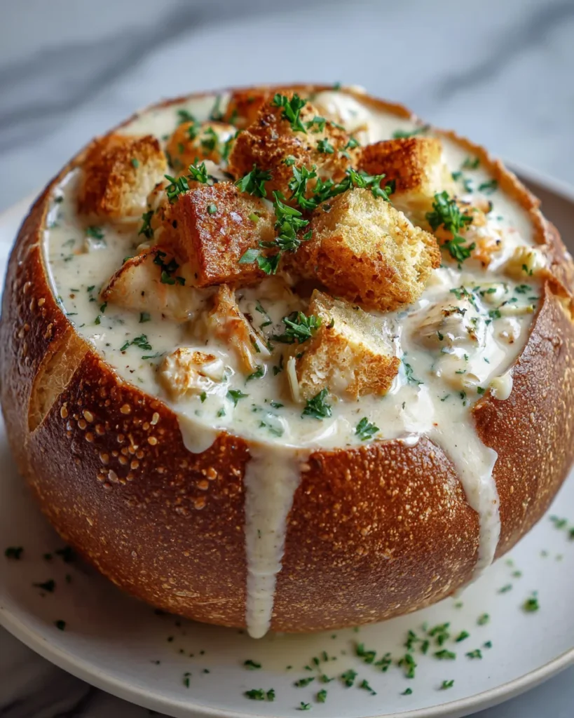 Photo of featured for Indulge in Delicious Clam Chowder in a Bread Bowl