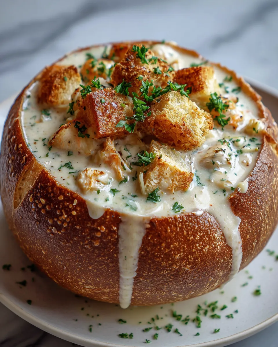 Photo of featured for Indulge in Delicious Clam Chowder in a Bread Bowl