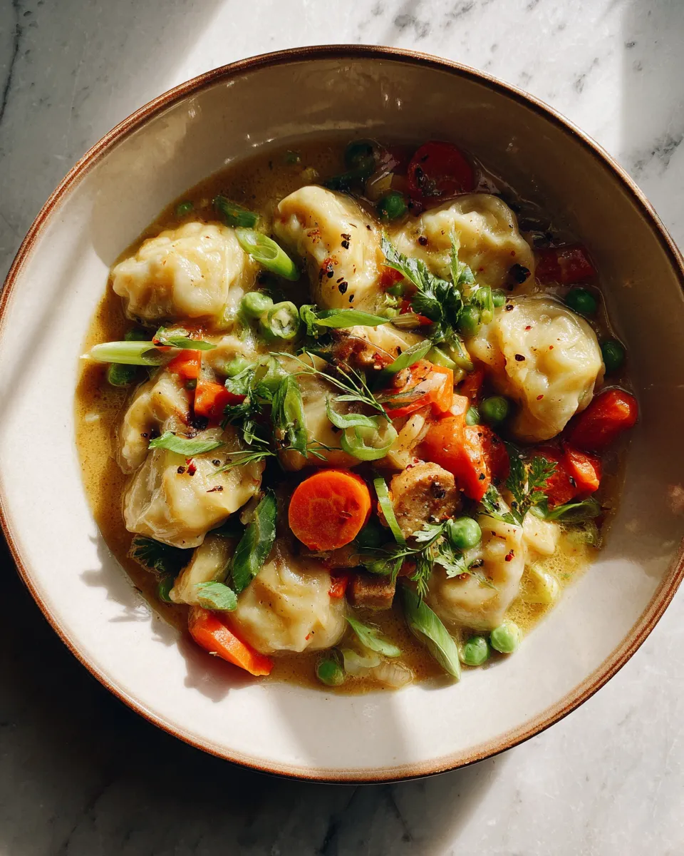 Photo of featured for Delicious Coconut Lemongrass Dumpling Stew: A Flavor Explosion