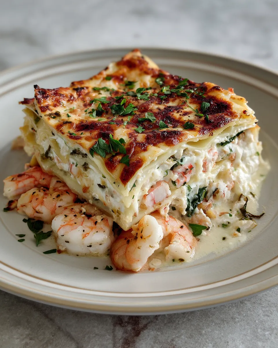 Photo of featured for Irresistible Crab and Shrimp Seafood Lasagna: A Decadent Delight