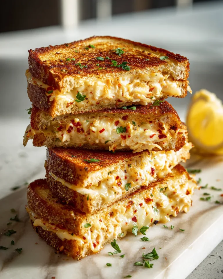 Photo of featured for Irresistible Crab Rangoon Grilled Cheese Sandwiches