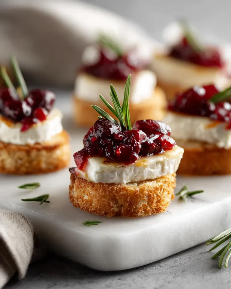 Photo of featured for Irresistible Cranberry Brie Bites: A Flavor Explosion