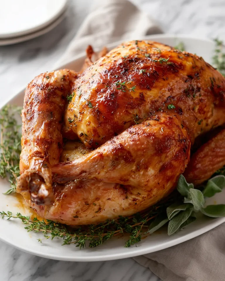 Photo of featured for Indulgent Creamy Garlic Dijon Roasted Turkey: A Decadent Feast