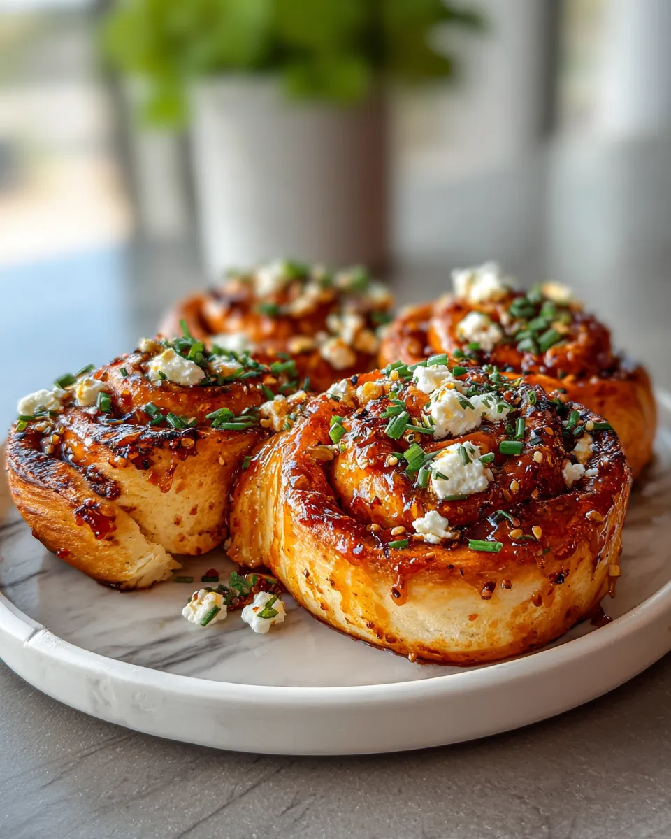 Photo of featured for Spicy Chili Honey Feta Rolls: A Fiery Twist to Your Taste Buds