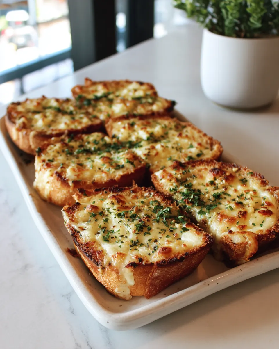 Photo of featured for Irresistible Garlic Bread Grilled Cheese: A Cheesy Delight