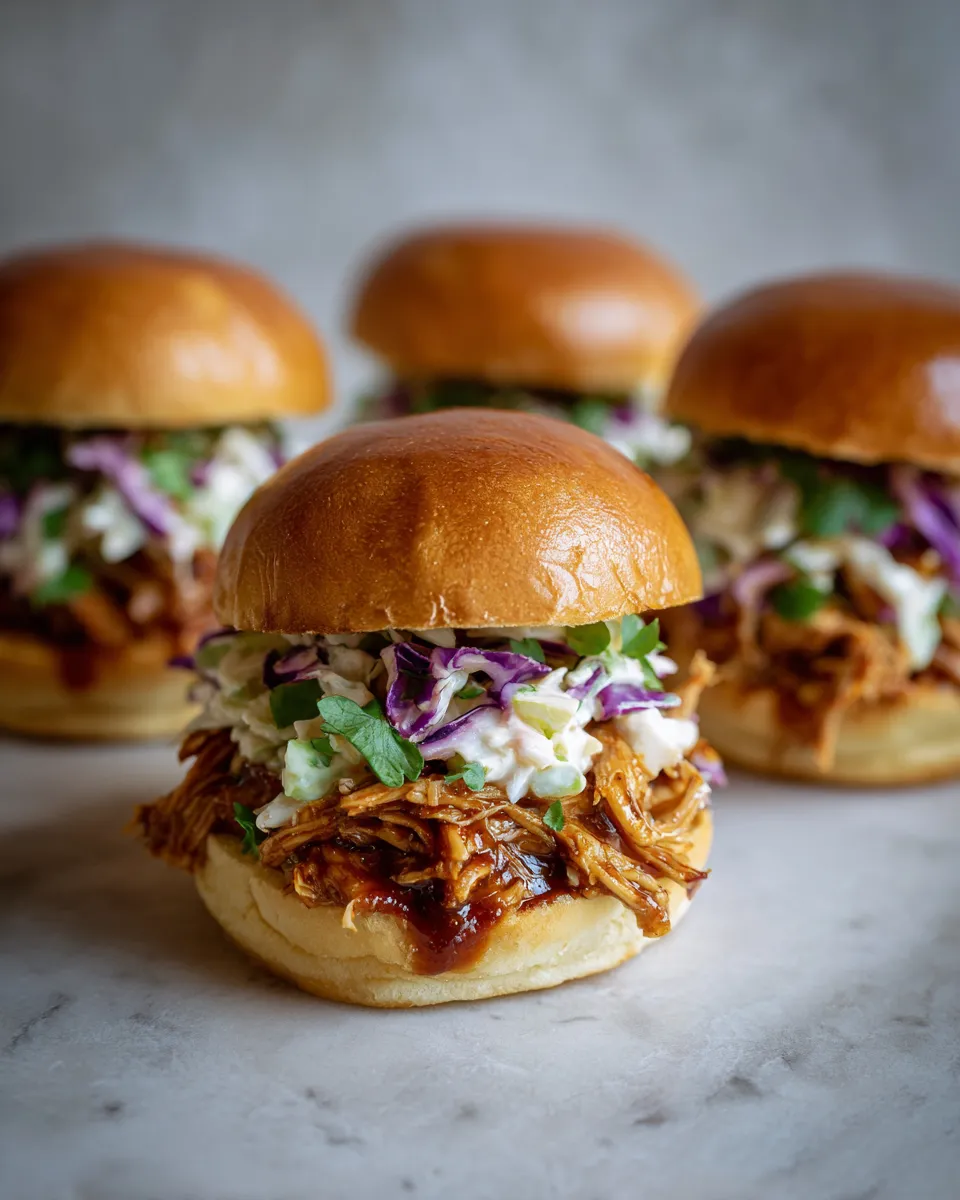 Photo of featured for Irresistible Honey BBQ Pulled Chicken Sandwiches: A Flavor Explosion