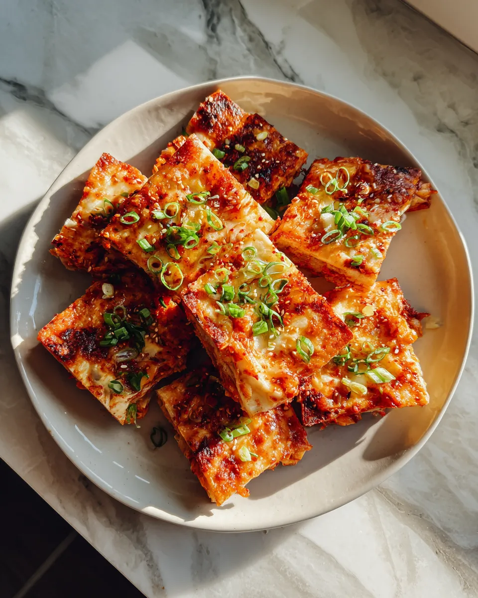 Photo of featured for Sizzling Kimchi Grilled Cheese Squares: A Spicy Twist on a Classic Comfort Food