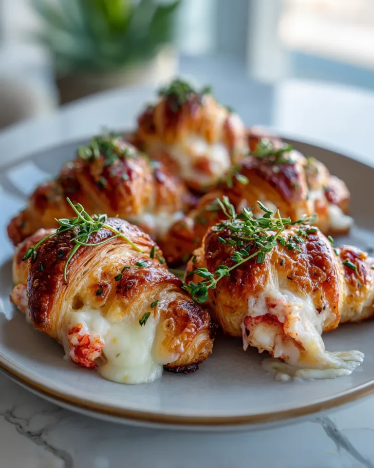 Photo of featured for Indulgent Lobster and Brie Crescent Bundles: A Decadent Delight
