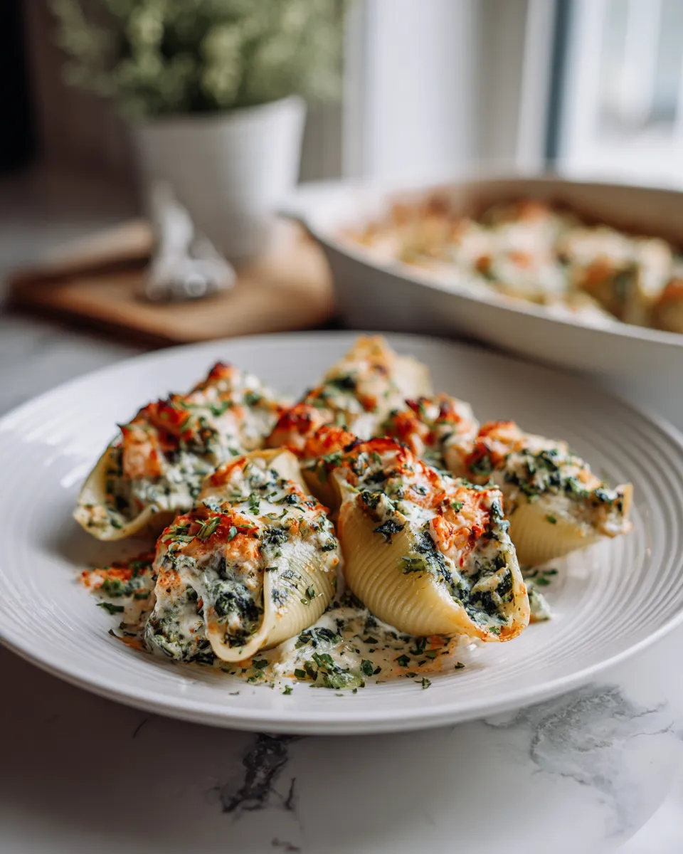 Photo of featured for Decadent Lobster Spinach Stuffed Shells: A Luxurious Twist on a Classic Dish