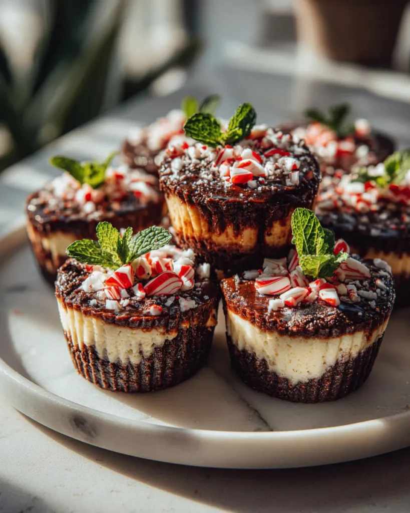 Photo of featured for Indulgent Peppermint Bark Oreo Cheesecake Cups: A Decadent Holiday Treat