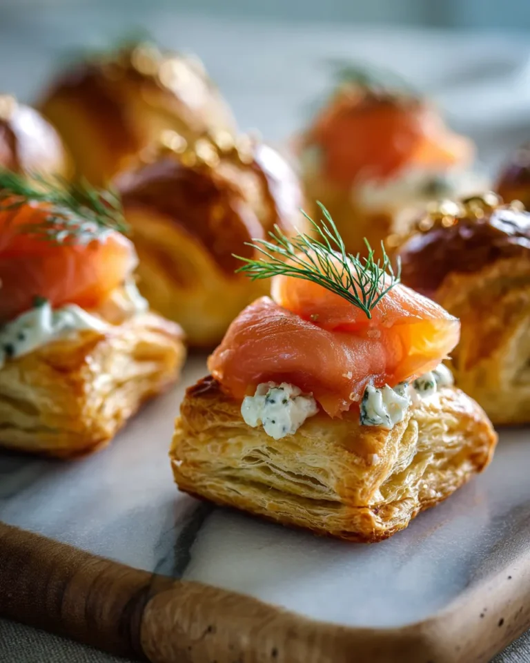 Photo of featured for Deliciously Decadent Salmon Wellington Pastry Bites