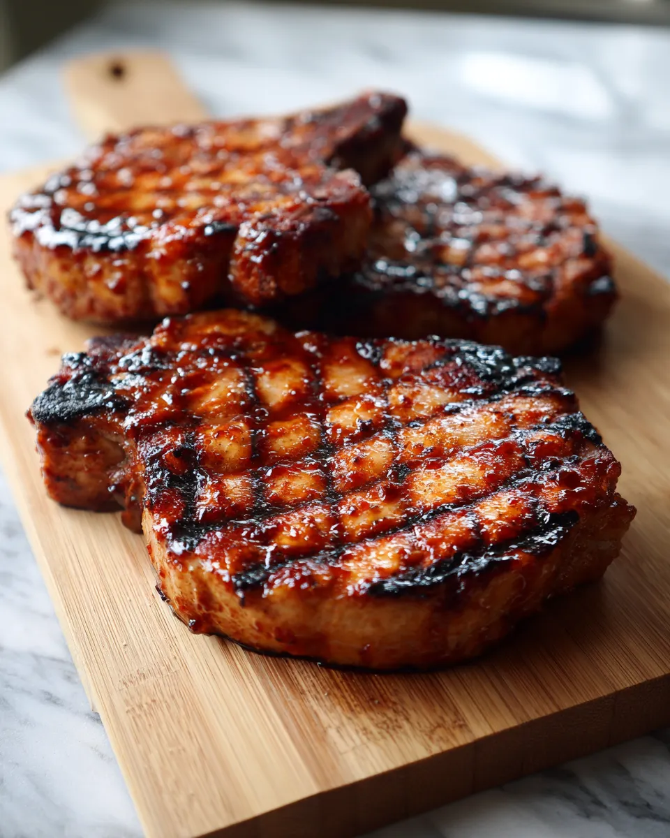 Photo of featured for Irresistible Smoky Maple Glazed Pork Chops