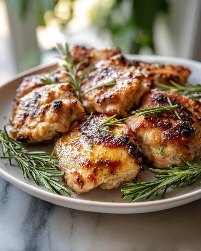 Photo of featured for Sweet Heat Grilled Chicken Thighs: Spicy Succulence on the Grill