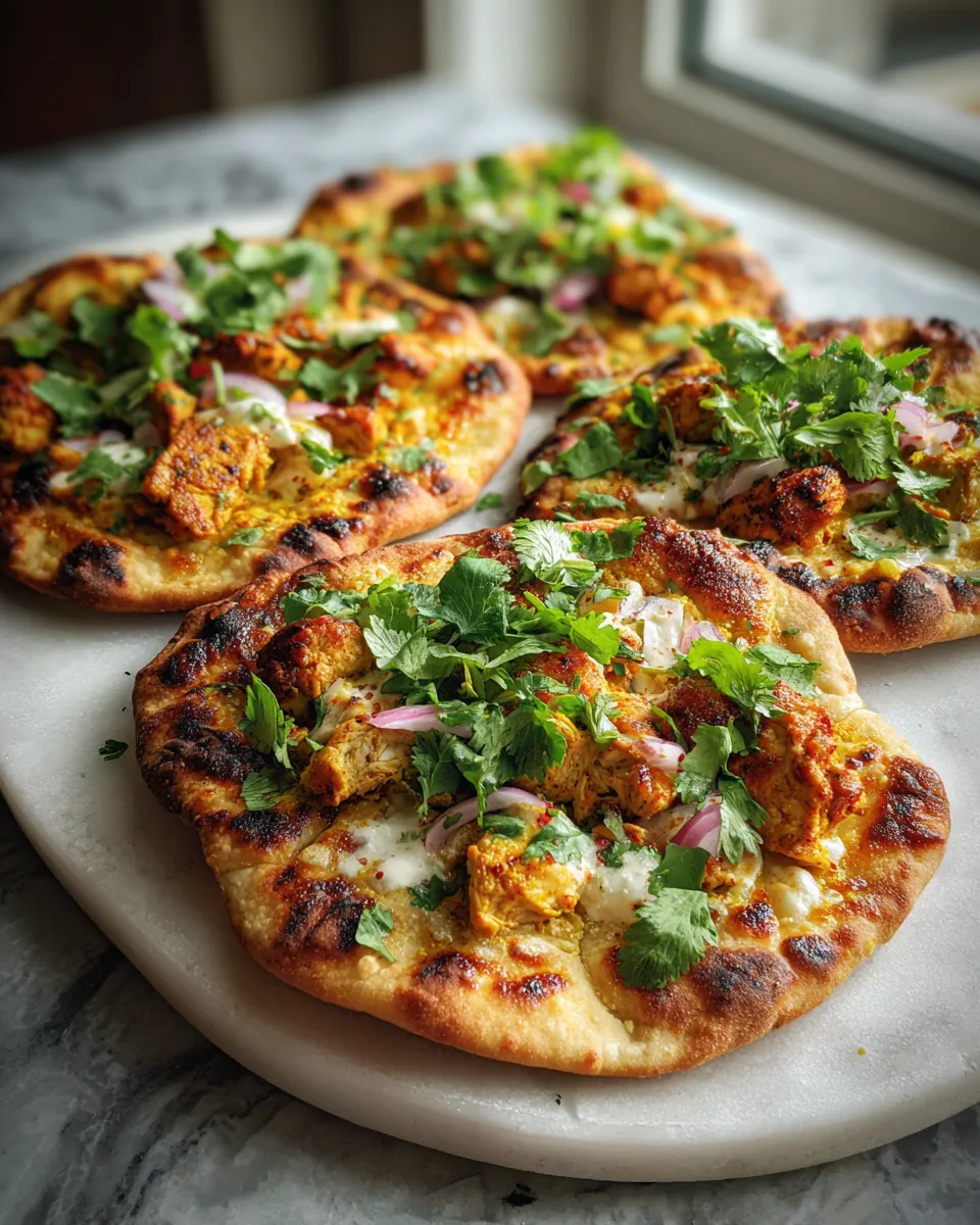 Photo of featured for Spicy Tandoori Turkey Flatbreads: A Mouthwatering Twist