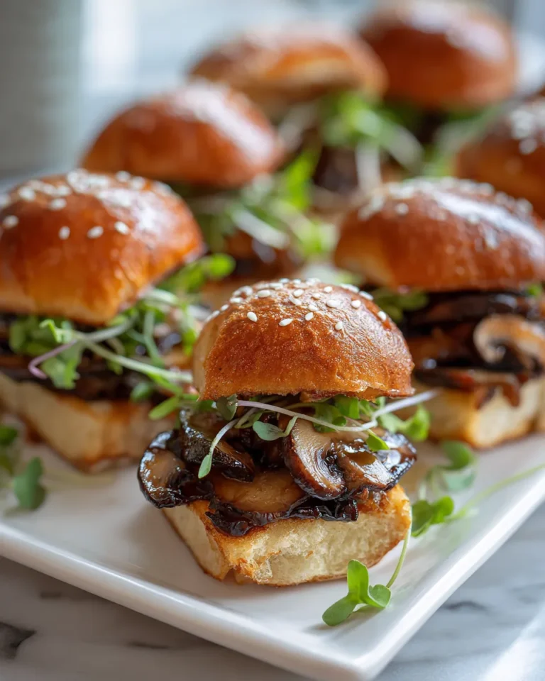 Photo of featured for Irresistible Teriyaki Mushroom Sliders: A Flavor Explosion