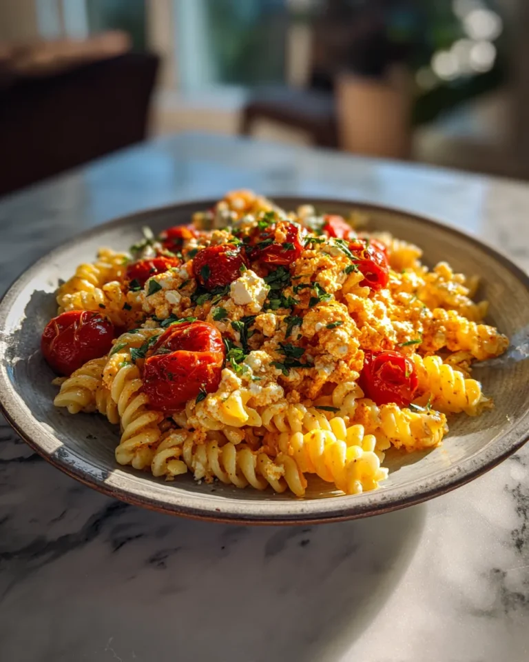 Photo of featured for Irresistible Baked Feta Pasta with Cherry Tomatoes