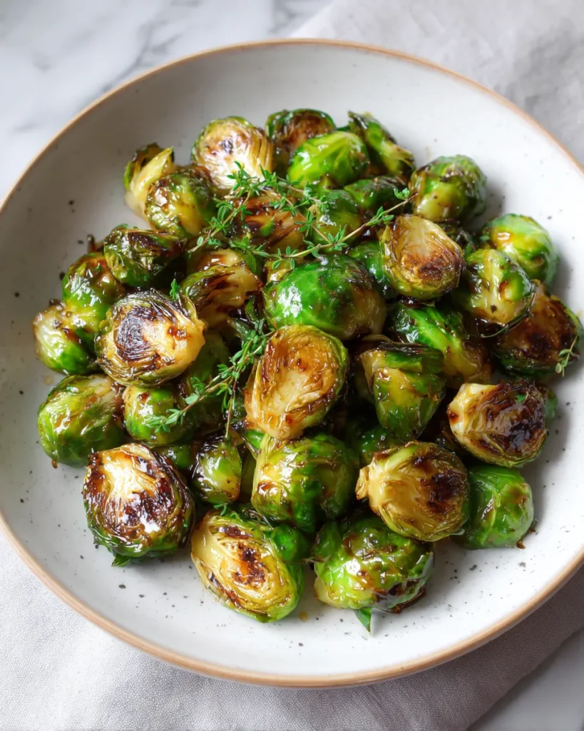 Photo of featured for Irresistible Balsamic Glazed Brussels Sprouts: A Flavor Explosion