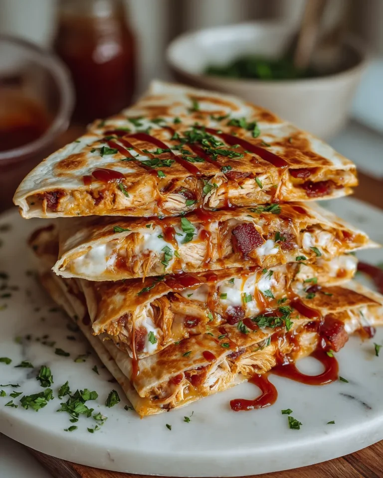 Photo of featured for Irresistible BBQ Bacon Chicken Quesadillas: A Flavor Explosion