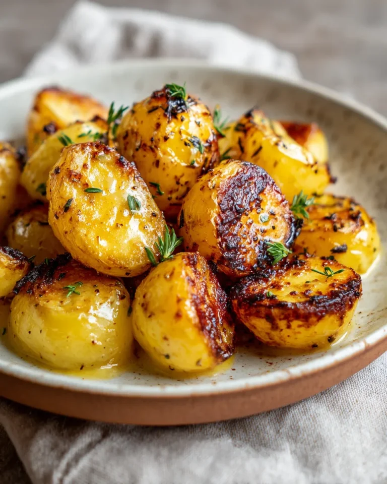 Photo of featured for Indulgent Creamy Mustard Roasted Potatoes: A Decadent Delight