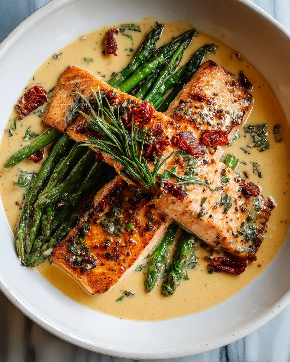 Photo of featured for Indulgent Creamy Tuscan Salmon: A Savory Delight