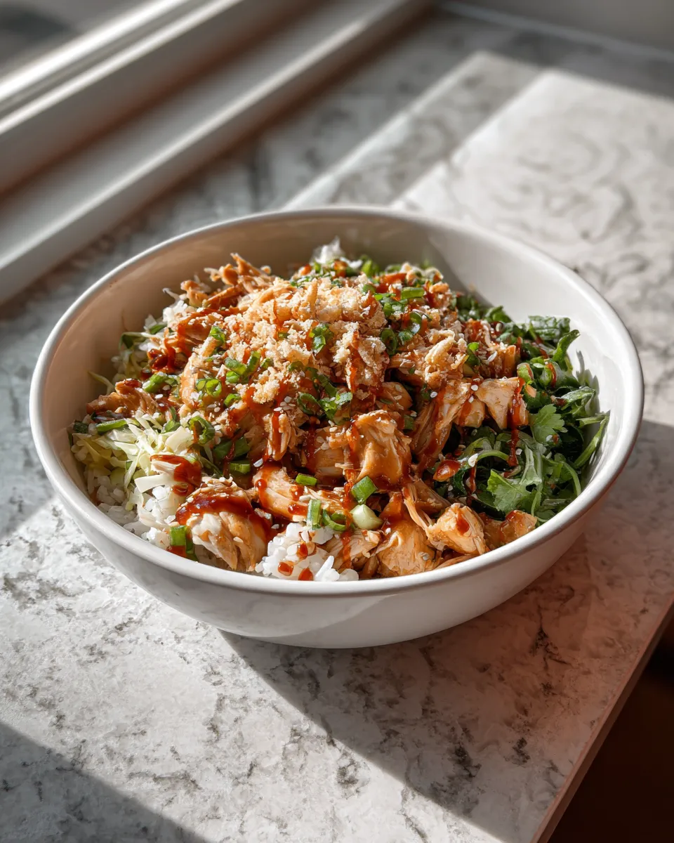 Photo of featured for Crunchy Crispy Bang Bang Chicken Bowls: A Flavor Explosion