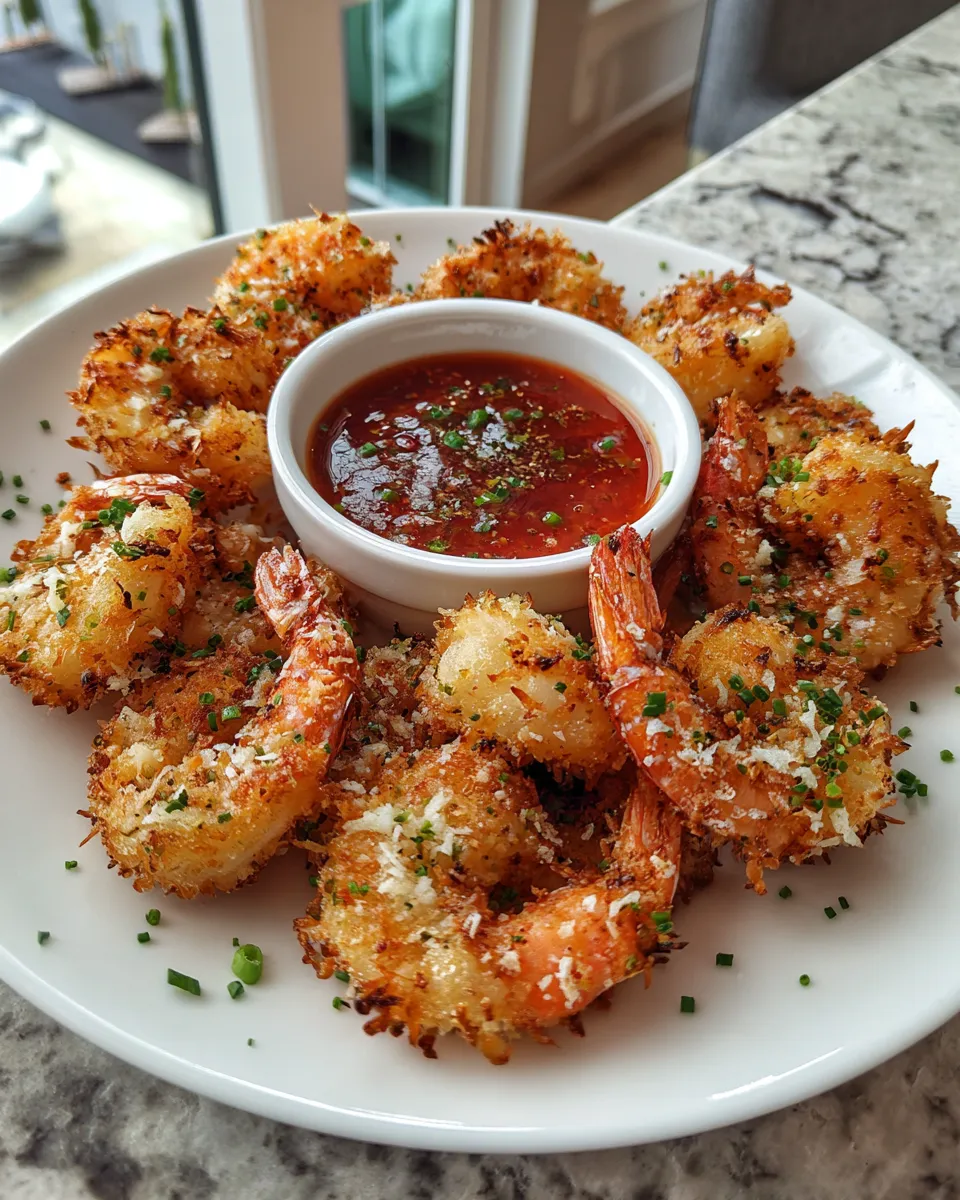 Photo of featured for Irresistible Crispy Coconut Shrimp: Sweet Heat Dip Delight