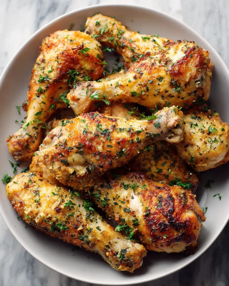 Photo of featured for Irresistible Garlic Parmesan Chicken Drumsticks: A Flavor Explosion