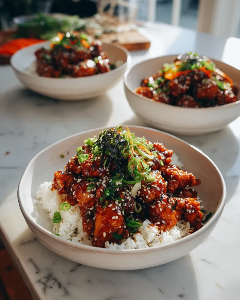 Photo of featured for Spicy Hot Honey Chicken Bowls: A Flavor Explosion