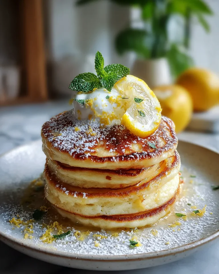 Photo of featured for Deliciously Tangy Lemon Ricotta Pancakes: A Fluffy Breakfast Delight